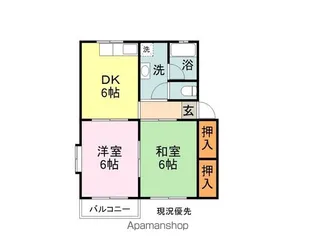 サニーハイツ【201号室】の間取り