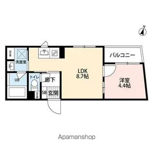 アクセス池袋アネックス【2階】の間取り