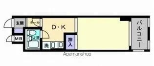 アルファエステート扇町【3階】の間取り