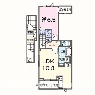 サニーコート伏見【2階】の間取り