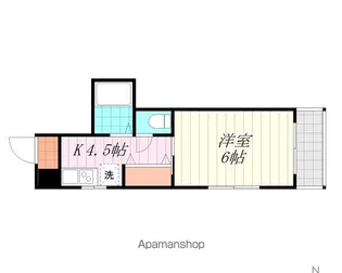KBコート本町Ⅰ【404号室】の間取り