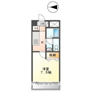 ティンカー・ベル【1階】の間取り