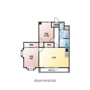 KIソシア1【3階】の間取り