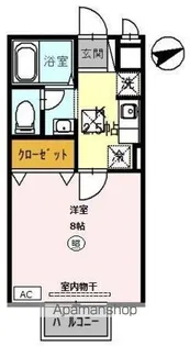 ホワイティ下馬 B【1階】の間取り