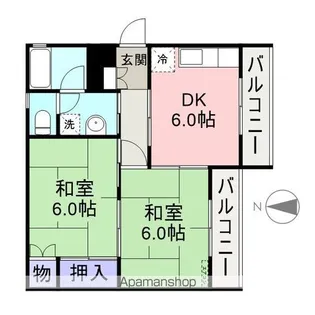 メゾン北川原【101号室】の間取り