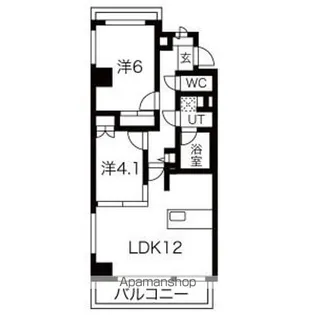 エルフォルテ東日暮里【6階】の間取り