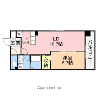ファーストクラス中央インター【3階】の間取り
