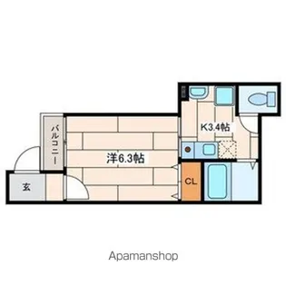 リビオン【1階】の間取り