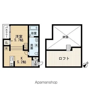 プロムナード和白【1階】の間取り