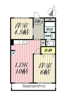 埼玉県八潮市大字木曽根【マンション】の間取り