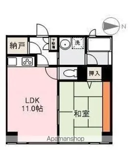 南海常磐ビル【6階】の間取り