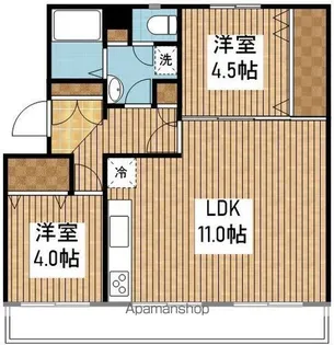 高志レジデンス【5階】の間取り