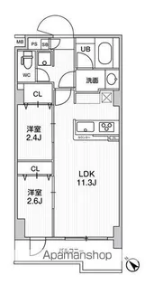 ドゥーエ曳舟【5階】の間取り