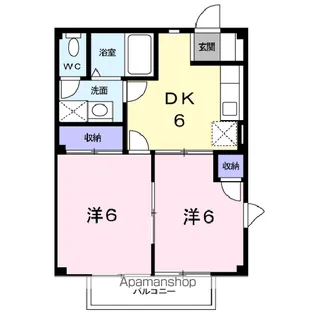 サンフロームⅣ【2階】の間取り