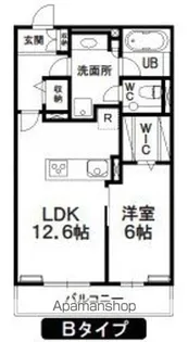 ヒルズレジデンシャルD22【3階】の間取り