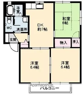 THRIVE HIRAFUKU B棟【2階】の間取り
