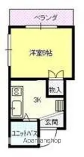 ジョイフル住吉【203号室号室】の間取り