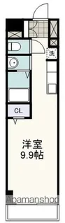 グランリーフ本通【9階】の間取り