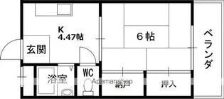 フタミハイツ【2階】の間取り