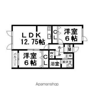 STハイツ【103号室】の間取り