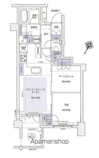 KDXレジデンス横濱紅葉坂【4階】の間取り