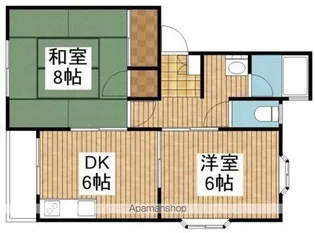オーベルジュ東青山B棟【11号室】の間取り