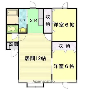ウィット6・6【2階】の間取り