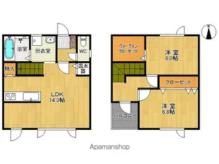 HAYABUSA【B2号室】の間取り
