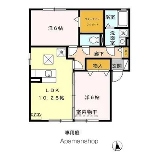ノイエ・シュタット AB【1階】の間取り