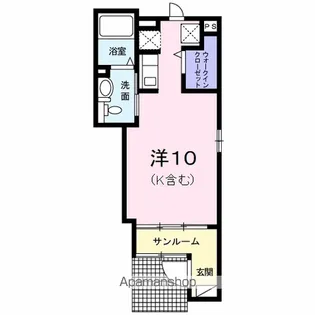 OPERA【1階】の間取り