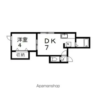 フォレスト本郷8【203号室】の間取り