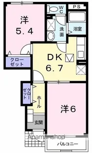 テッラ・プロメッサA【103号室】の間取り