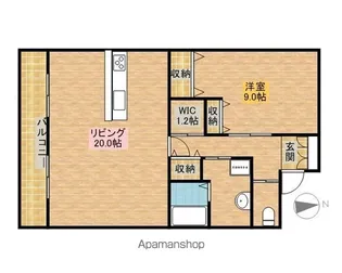 シエスタ海老塚【2階】の間取り