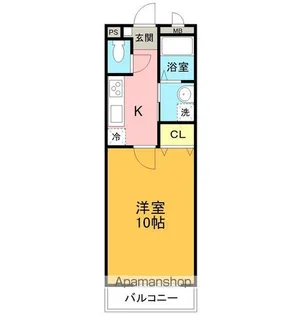 アンプルール リーブル さつき【2階】の間取り
