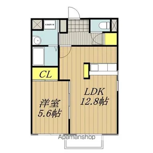 CurasionPalace【106号室】の間取り