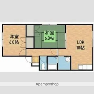 カミノコーポ【101号室号室】の間取り