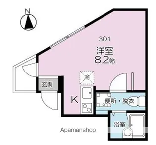 グランブルー杉並【3階】の間取り