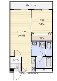 ハイツ東興【2階】の間取り