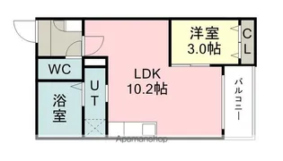 Jack sakaeⅠ【2階】の間取り