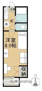 リノア日本福祉大西【1階】の間取り