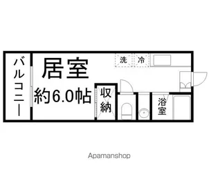 プルミエール東仙台【103号室】の間取り