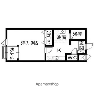 セレスト・Ⅰ【202号室】の間取り