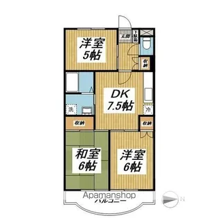 東京都練馬区桜台3丁目【マンション】の間取り