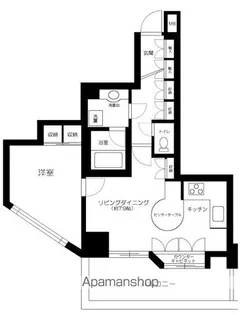 ヴィア・シテラ・東京【2階】の間取り