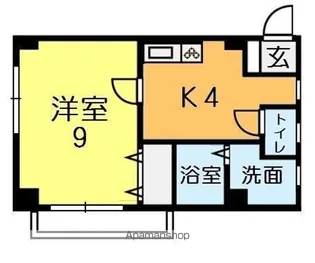 ペスコスターニョC棟【1階】の間取り