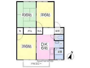 パークウェイホームズB【1階】の間取り