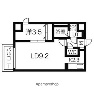 コリーナフォレスタ【9階】の間取り