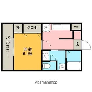 座親ビル【1階】の間取り