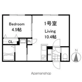 Lapis lazuli発寒【4階】の間取り