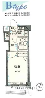 フェニックス茗荷谷【6階】の間取り